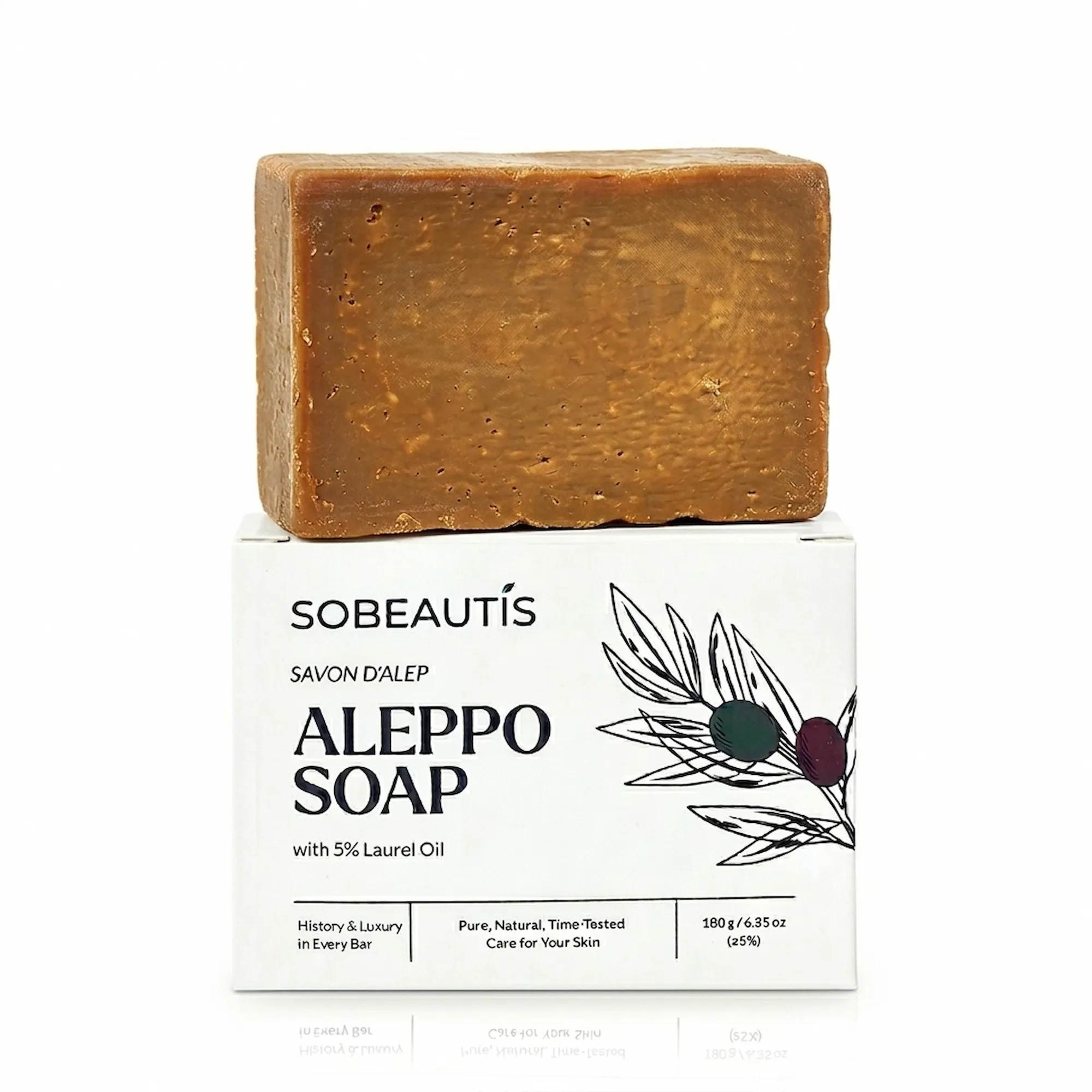Aleppo Soap 5% Laurel Oil traditional bar